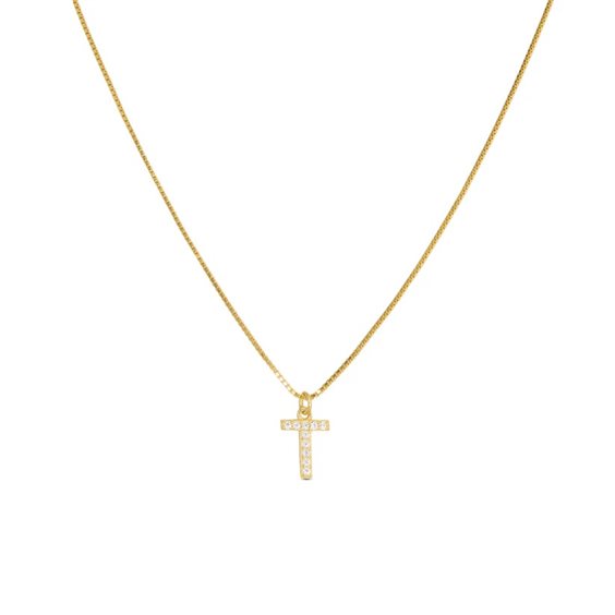 Collana Dilvdò Donna Letters in Argento Zircone CLDOT - CLDOT